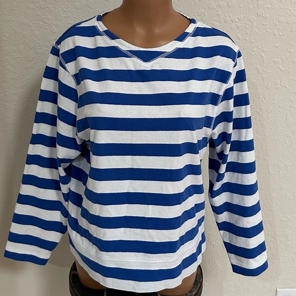 Alex Mill Lakeside Stripe Cotton Top - Picture 1 of 11